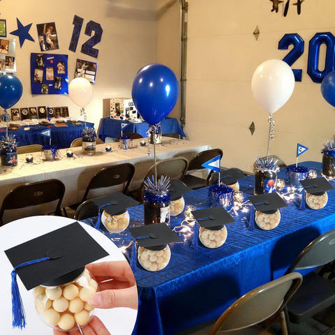 Teenyyou graduation party favor display creates charming keepsakes for guests.