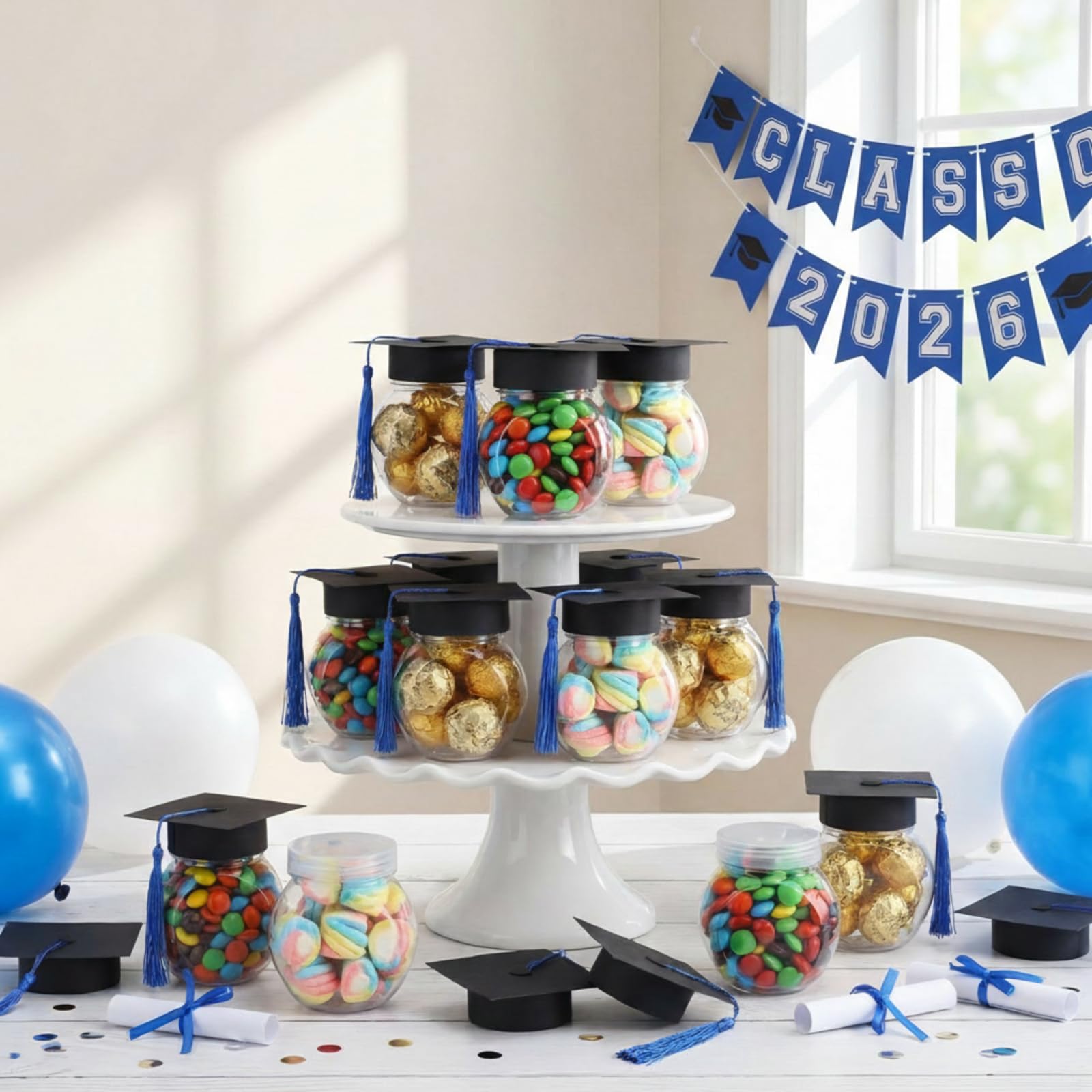 Teenyyou transparent candy jar showcases treats at a glance.
