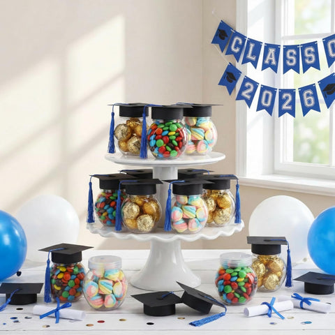 Teenyyou transparent candy jar showcases treats at a glance.