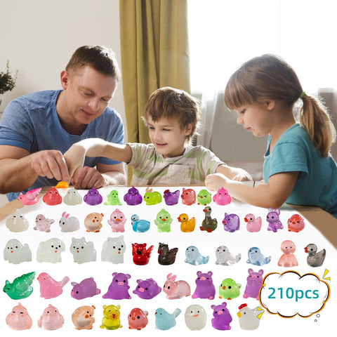Teenzee marine life mini figures for ocean-themed crafts and displays.