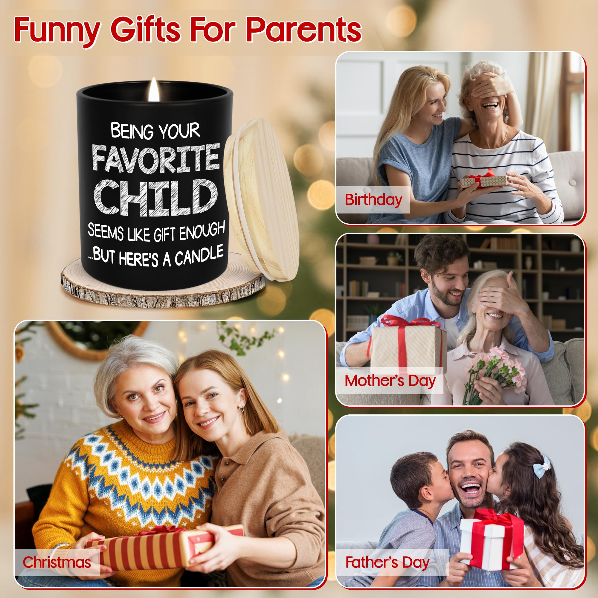 TEEZWONDER Gift-wrapped candle, perfect from daughter or son for gifting.