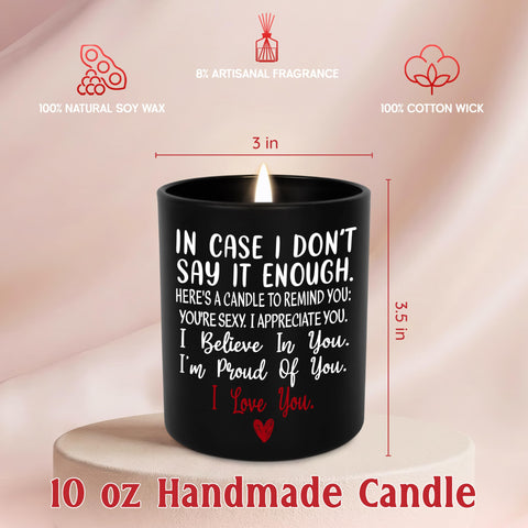 TEEZWONDER vanilla lavender candle burn-time label close-up highlighting long hours.