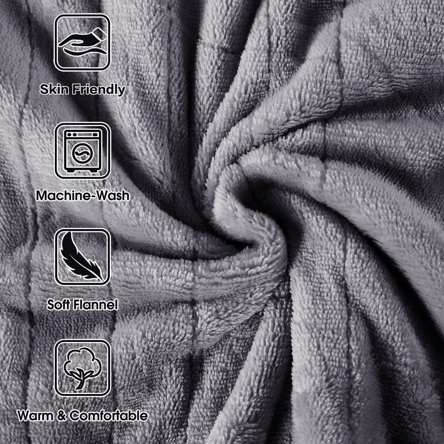Tefici 10-foot cord enables versatile placement on bed, sofa, or office.