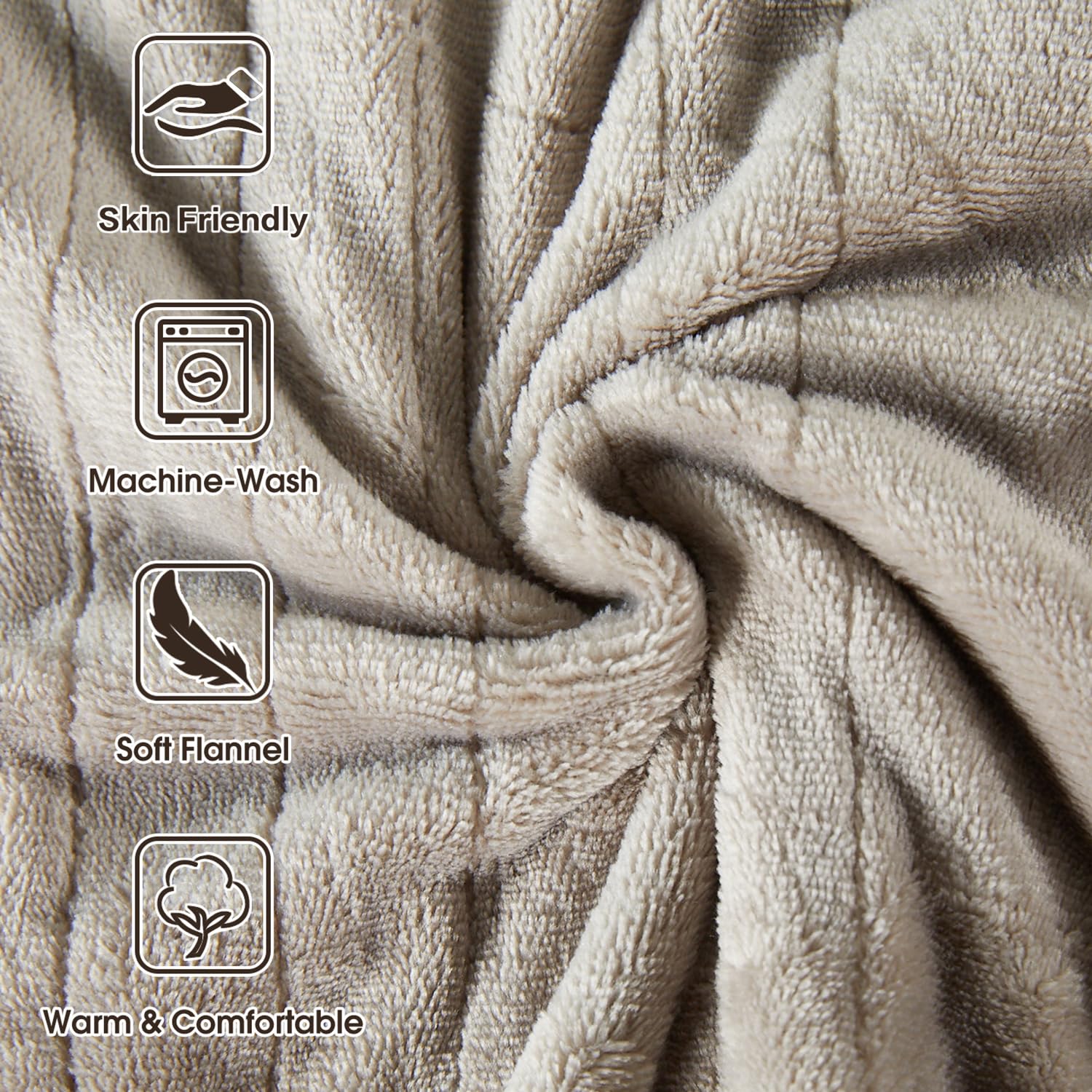 Tefici blanket used on sofa or office for relaxation
