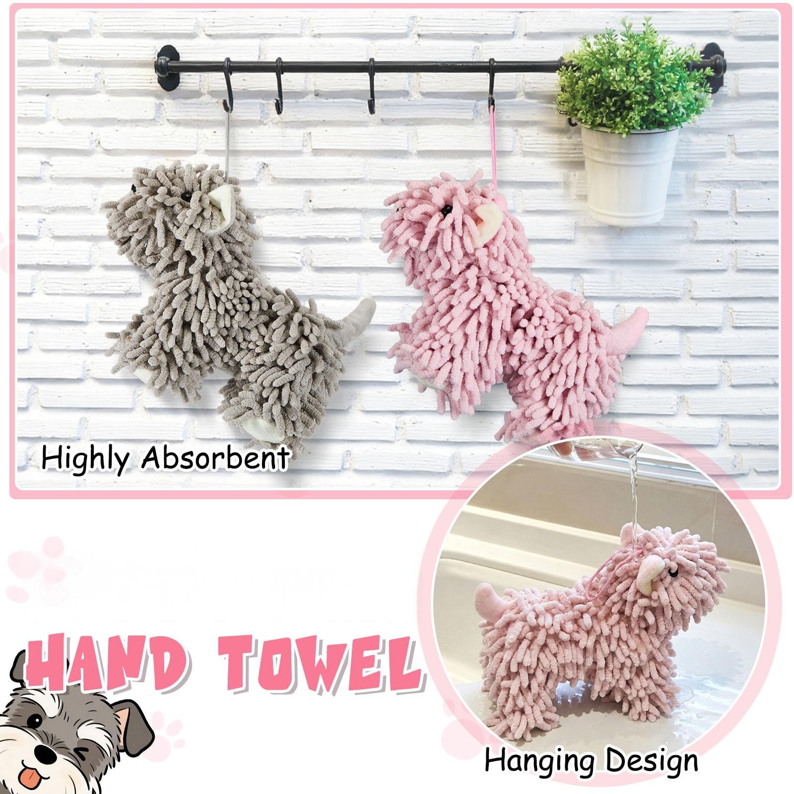 Tegeme dog towel pp-cotton-fill adds fluff and absorbency