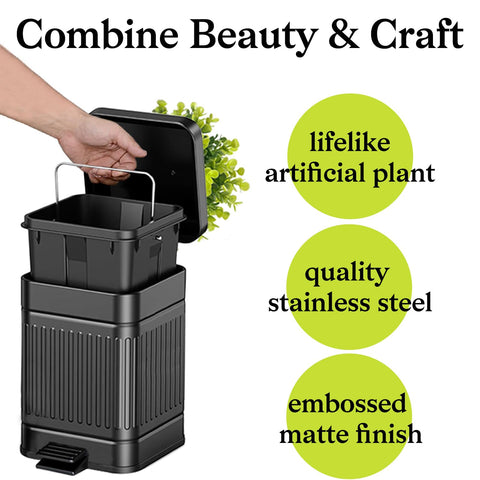 Tegneo small 5L capacity fits indoor or outdoor spaces.