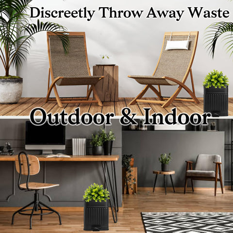 Tegneo pedal-operated hands-free design keeps disposal hygienic.
