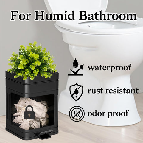 Tegneo removable inner bucket with handle for easy disposal and cleaning.