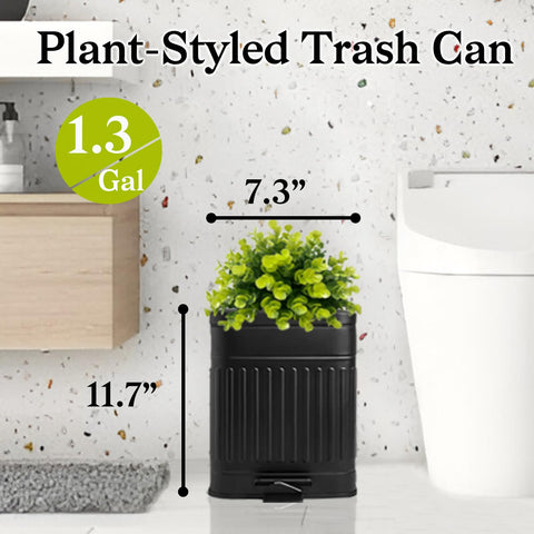 Tegneo rust-proof stainless steel bin withstands humidity in bathrooms and exteriors.