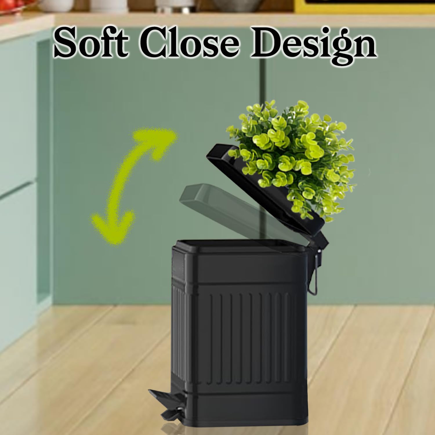 Tegneo soft-close lid operates quietly with a gentle step.