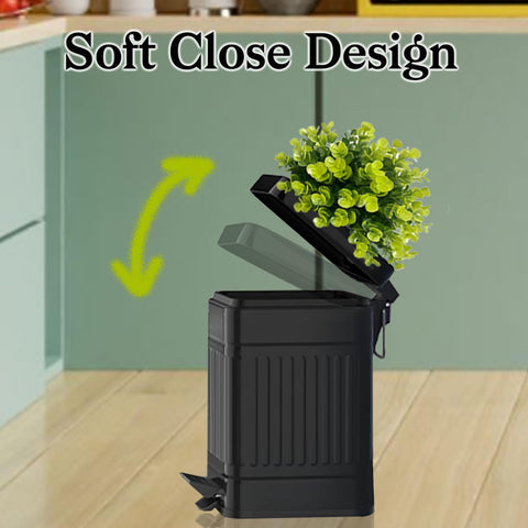 Tegneo soft-close lid operates quietly with a gentle step.