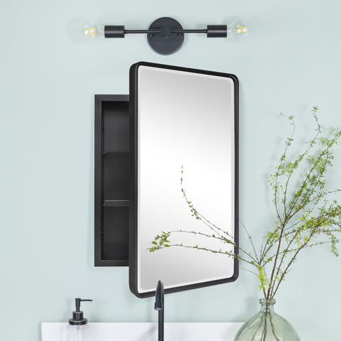 TEHOME bathroom setup showcasing organized storage and clean lines.