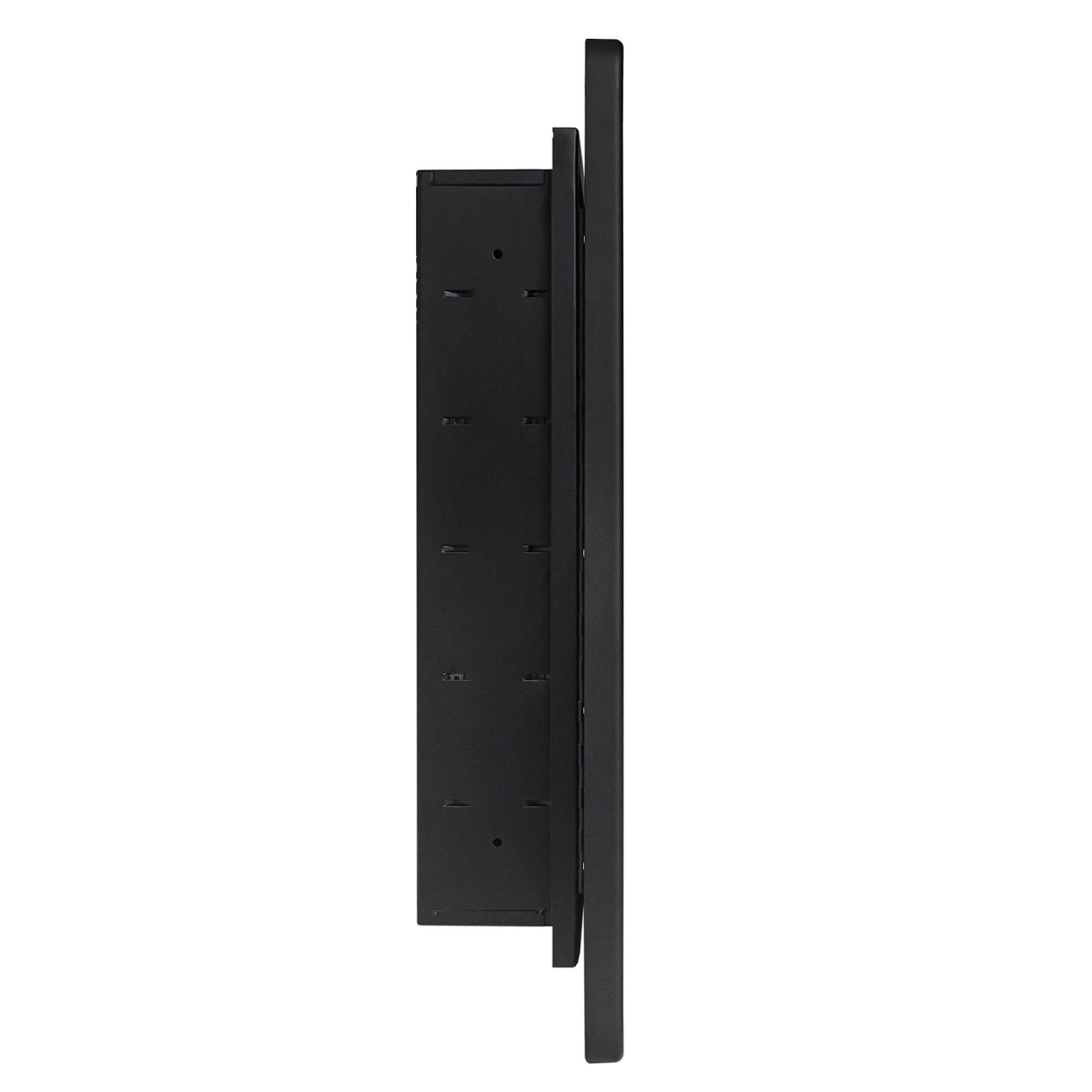 TEHOME left-hinged door view illustrating reversible installation option.