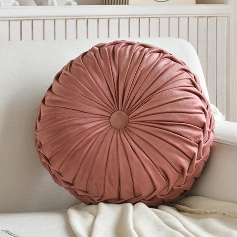 Teieas round pillow presented as a thoughtful gift for family or friends
