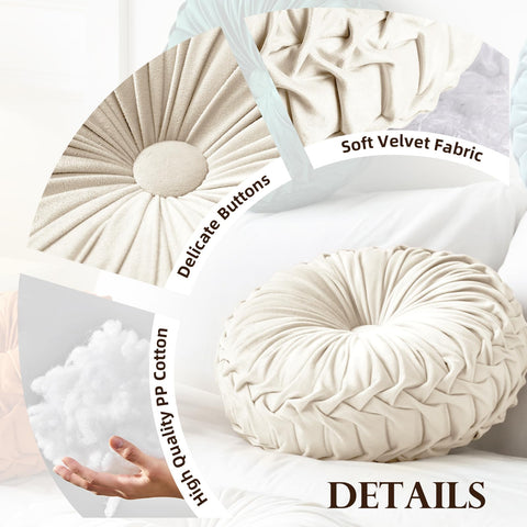 Teieas pillow in a car interior adds a subtle color accent and comfort.