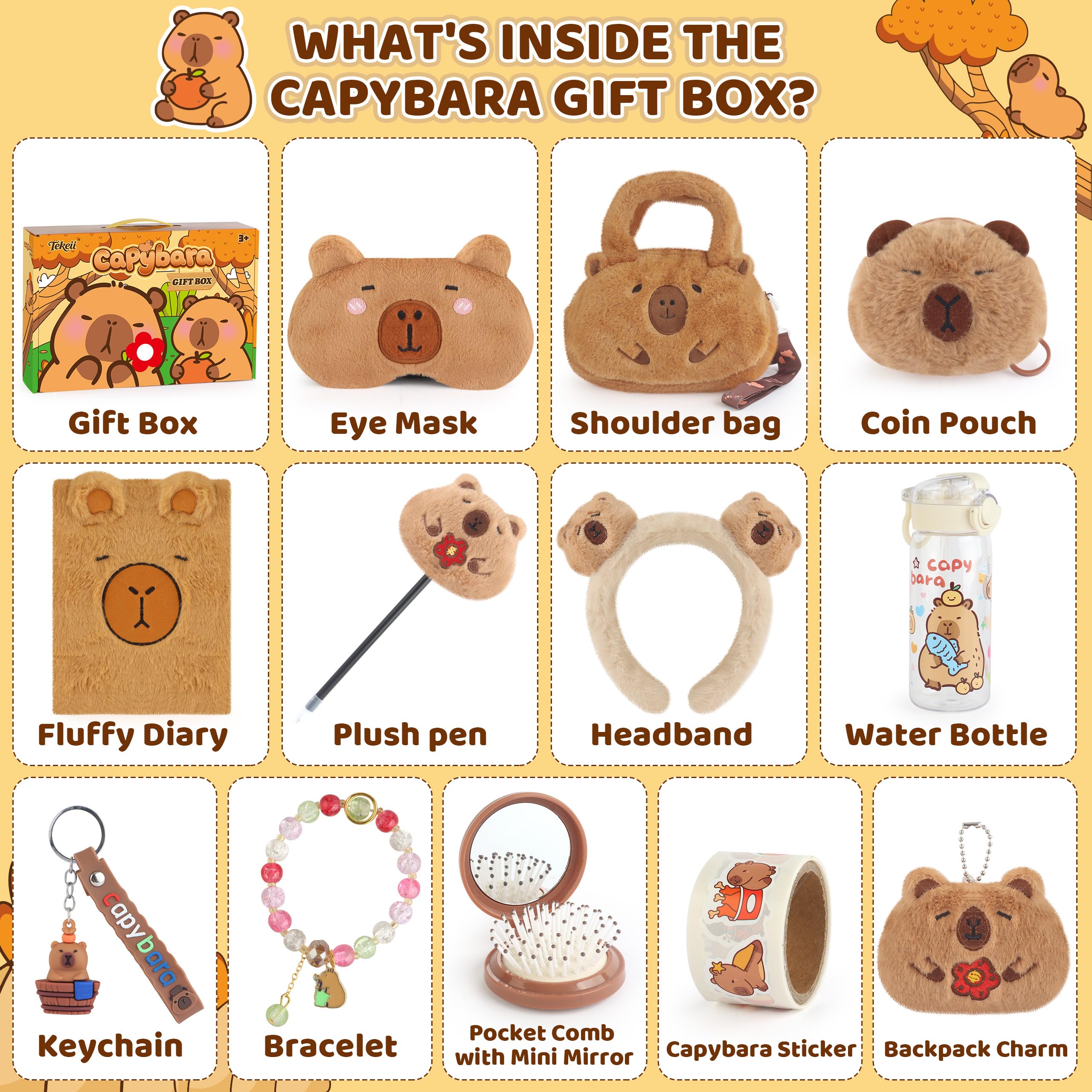 Tekeii Capybara coin pouch – keeps coins organized on the go