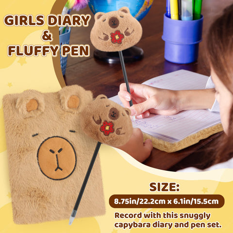 Tekeii Capybara plush pen – fun writing tool for kids