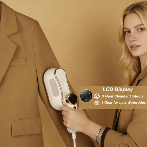TEKI iron offers 3 steam levels for versatile fabric care