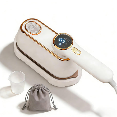 TEKI travel steamer compact profile for on-the-go touch-ups