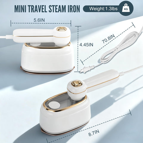 TEKI Travel Steamer is suitable for nylon, silk, cotton, and linen fabrics.