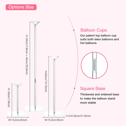 TEKXYZ 23.6 inch height option creates striking mid height centerpieces