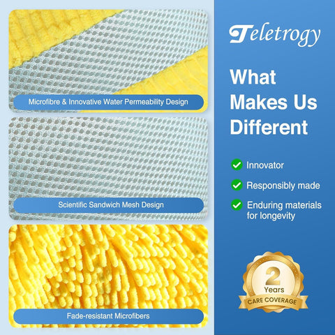 Teletrogy 360-degree cleaning action on sneakers