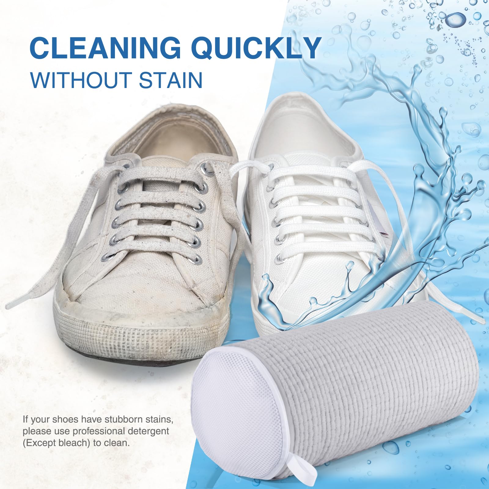 Teletrogy bag features hanging loop for easy air drying.