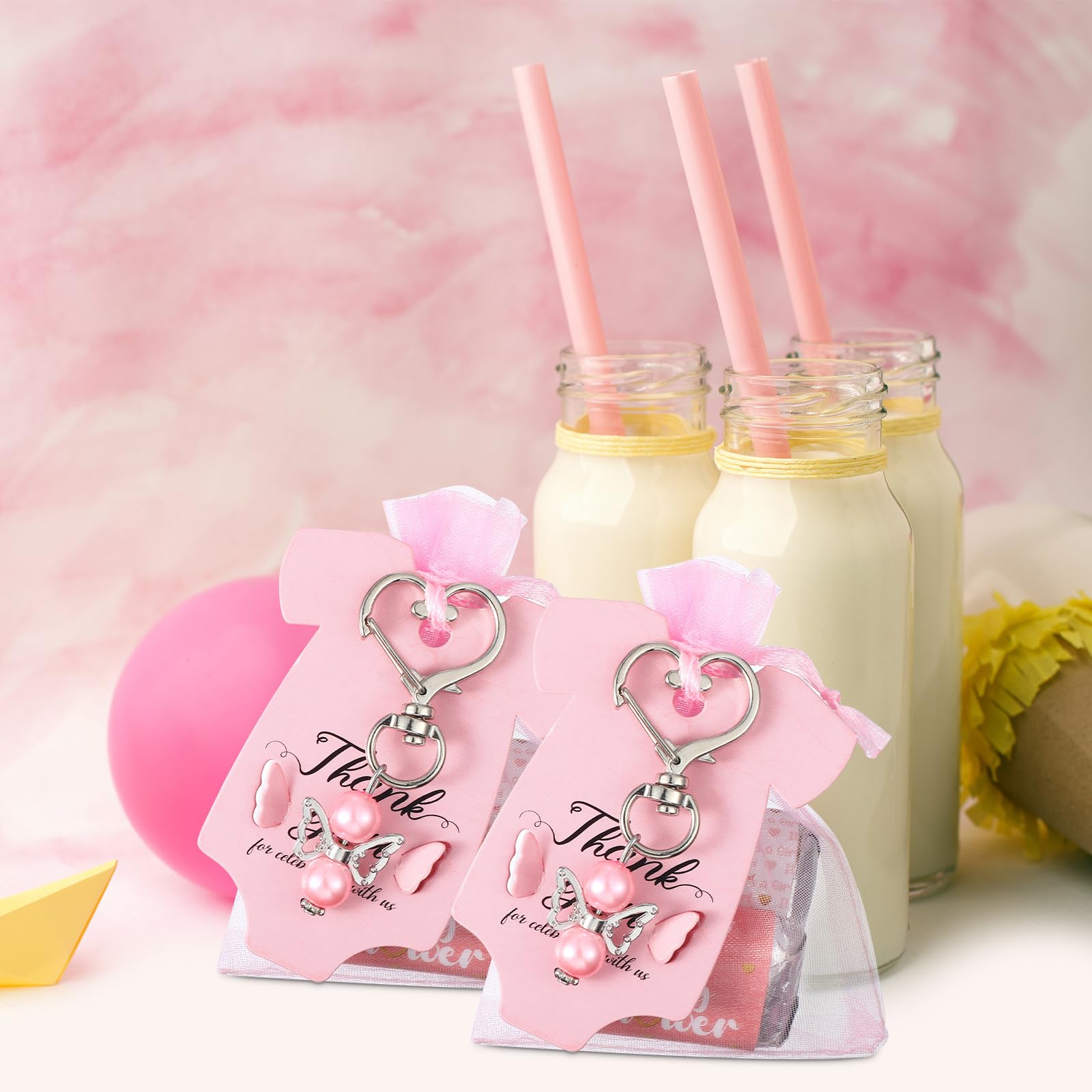 Teling pink label sticker, easy to seal gifts and greetings