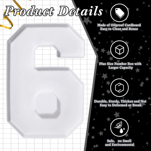 Tellingyou disposable graduation container white, convenient serving and gifting option.