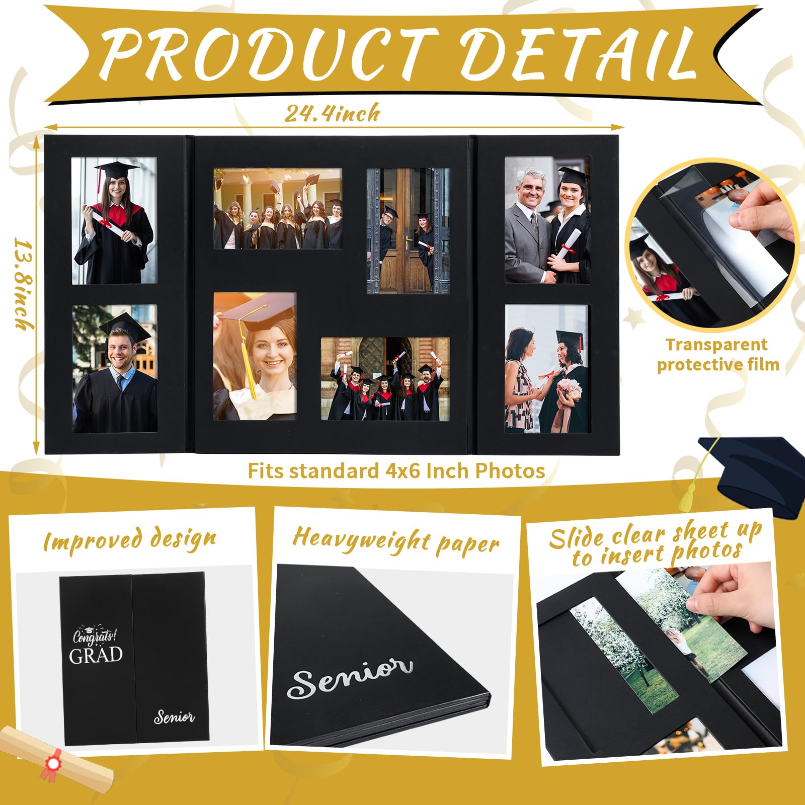 Tellingyou Senior Multi Frame side view highlighting folding booklet design