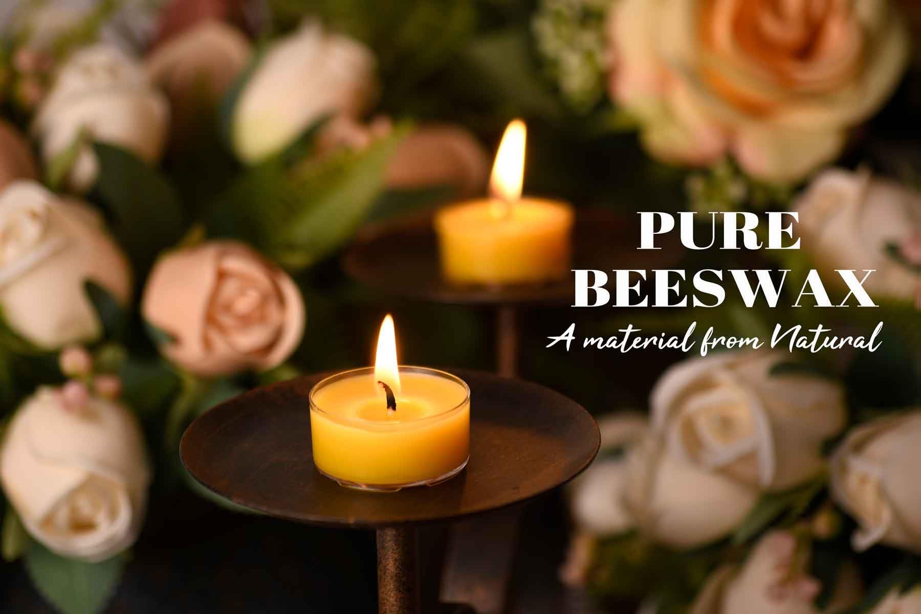 TELOSMA tealights enhance DIY projects or spa-like moments with warm glow