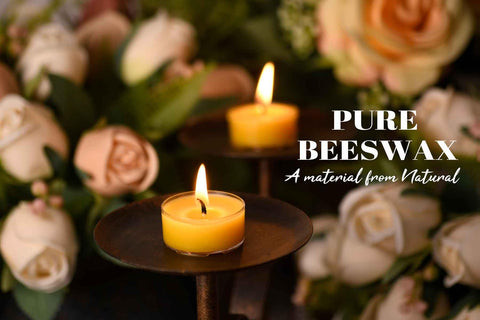 TELOSMA tealights enhance DIY projects or spa-like moments with warm glow
