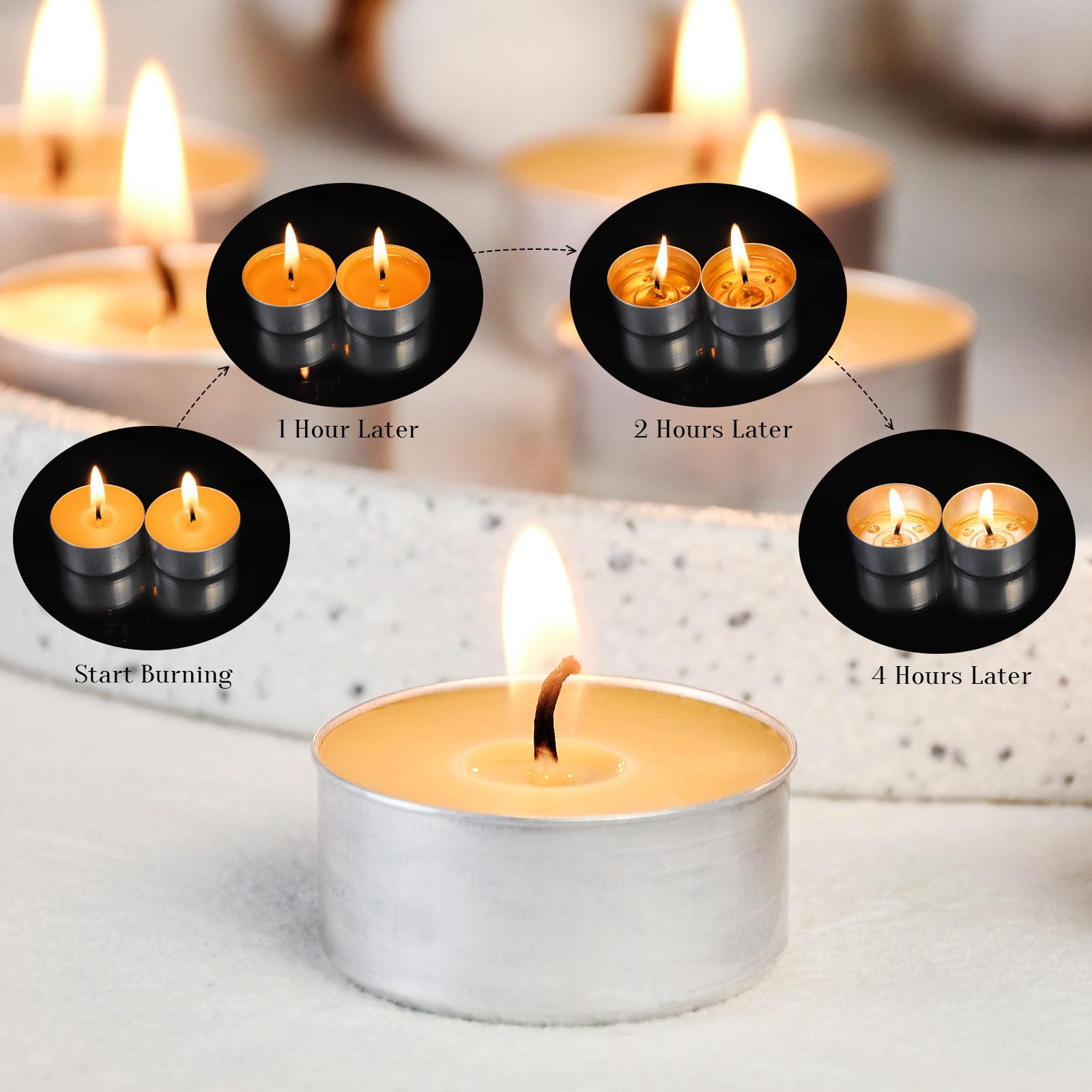 TELOSMA 36-count box keeping candles organized.