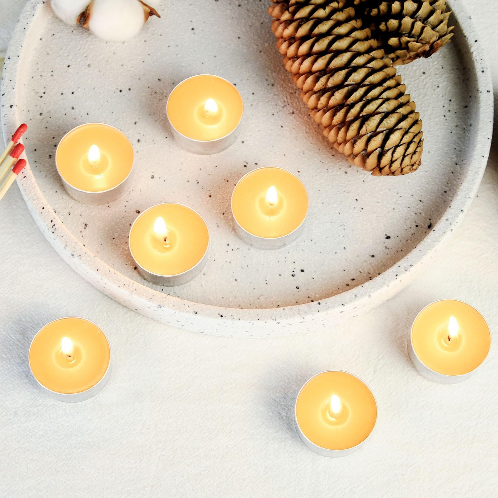 TELOSMA candles perfect for weddings and events.