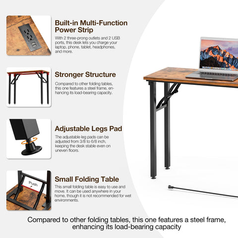 TEMI desk has adjustable feet to level on uneven floors.