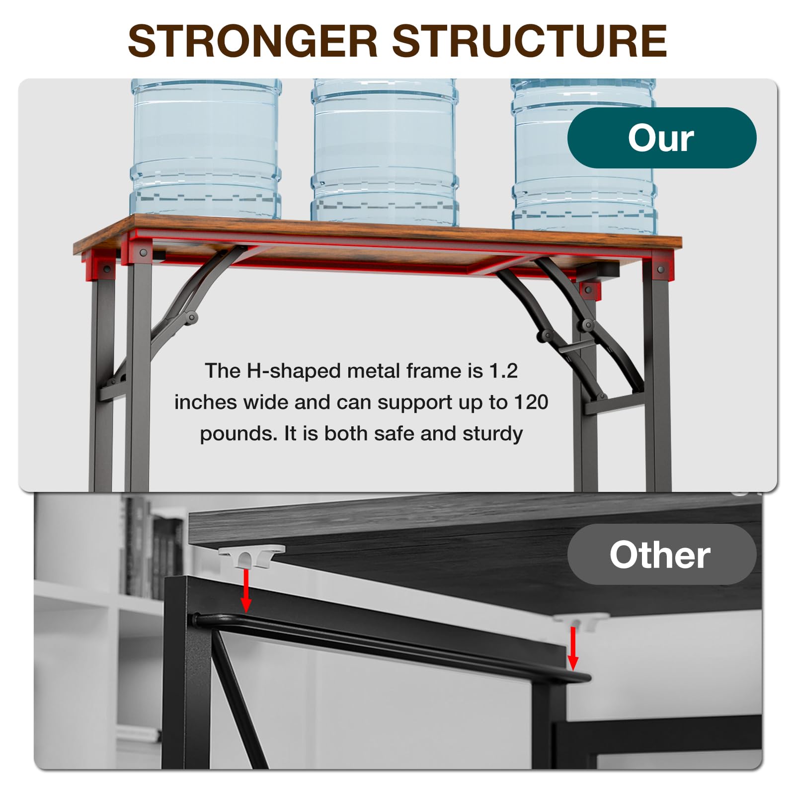 TEMI desk arrives ready-to-use with no assembly required.