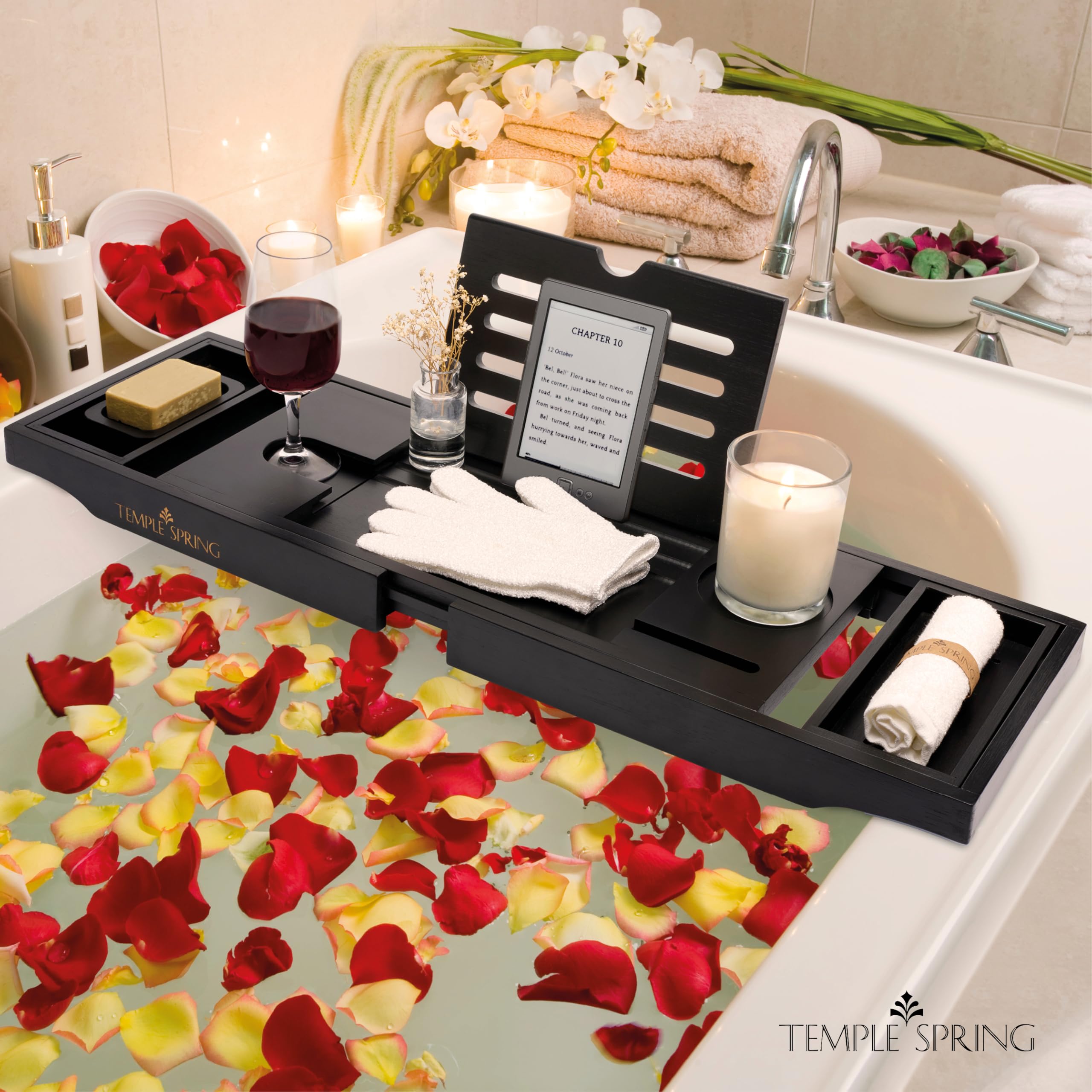 Temple Spring gift box presentation signals a luxurious gift.