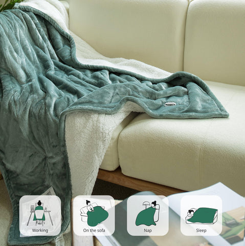 Templewet heated blanket 50x60-size fits bed, sofa, or chair