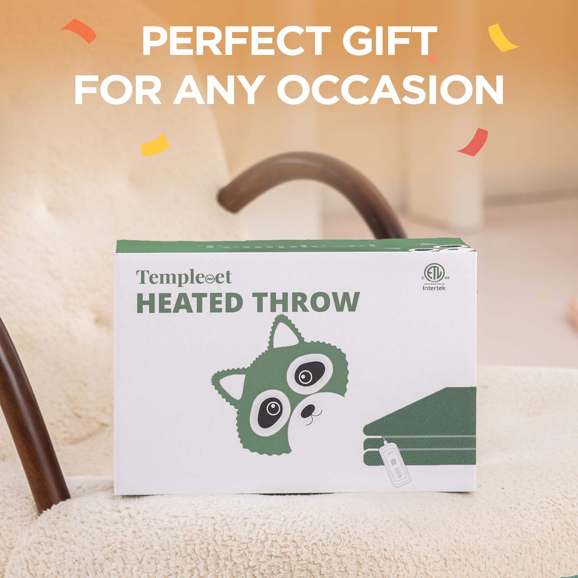 Templewet heated blanket machine-washable after removing the controller
