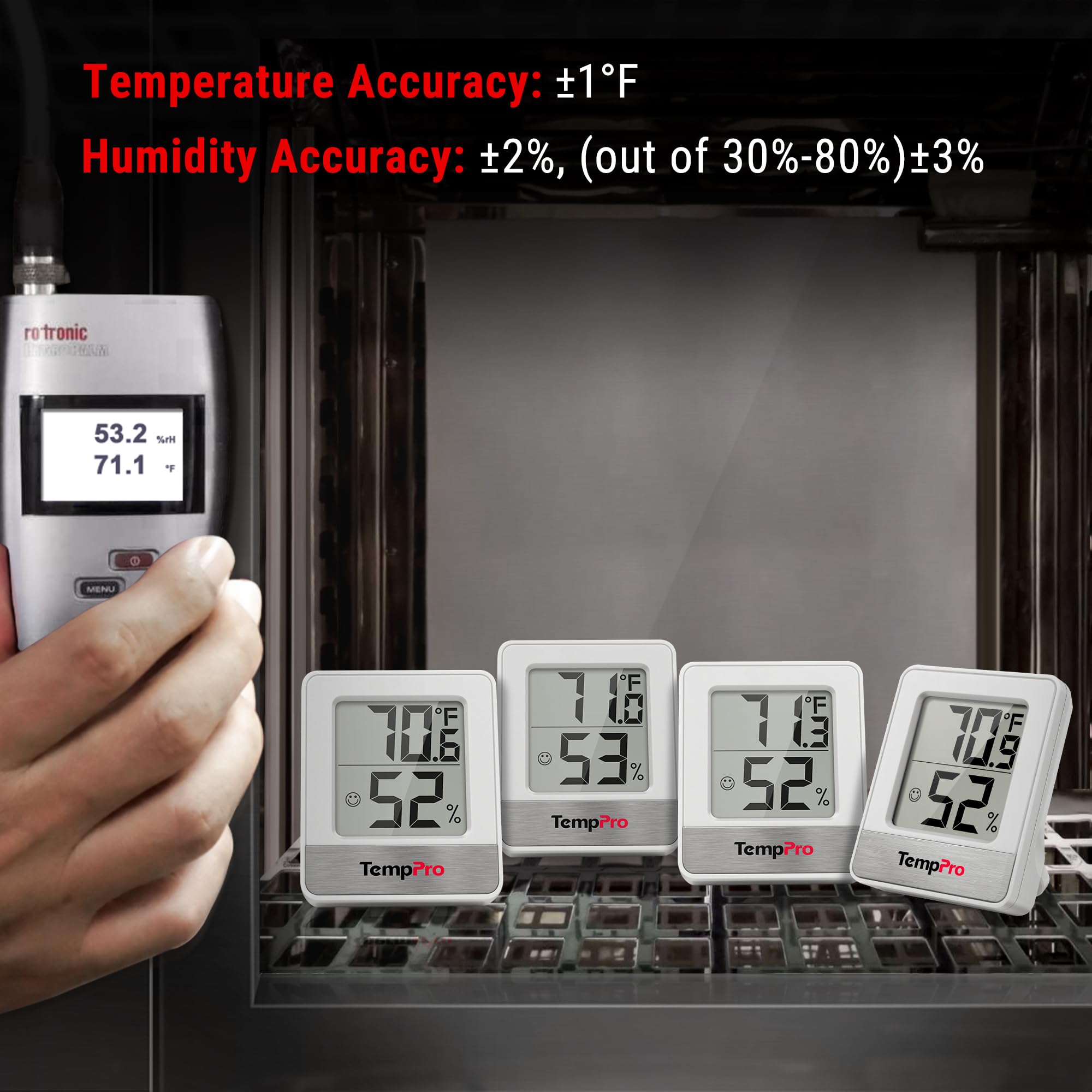 TempPro TP49 refreshes every 10 seconds for up-to-date readings.