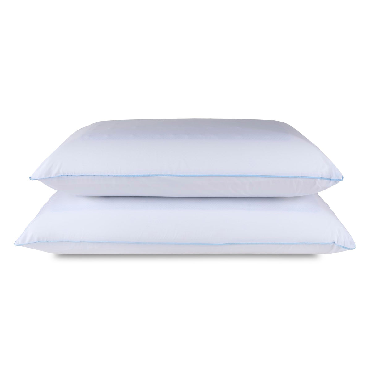 TEMPUR-Pedic Cloud Dual Cooling Pillow Queen 2-Pack top view shows cooling surface for restful sleep