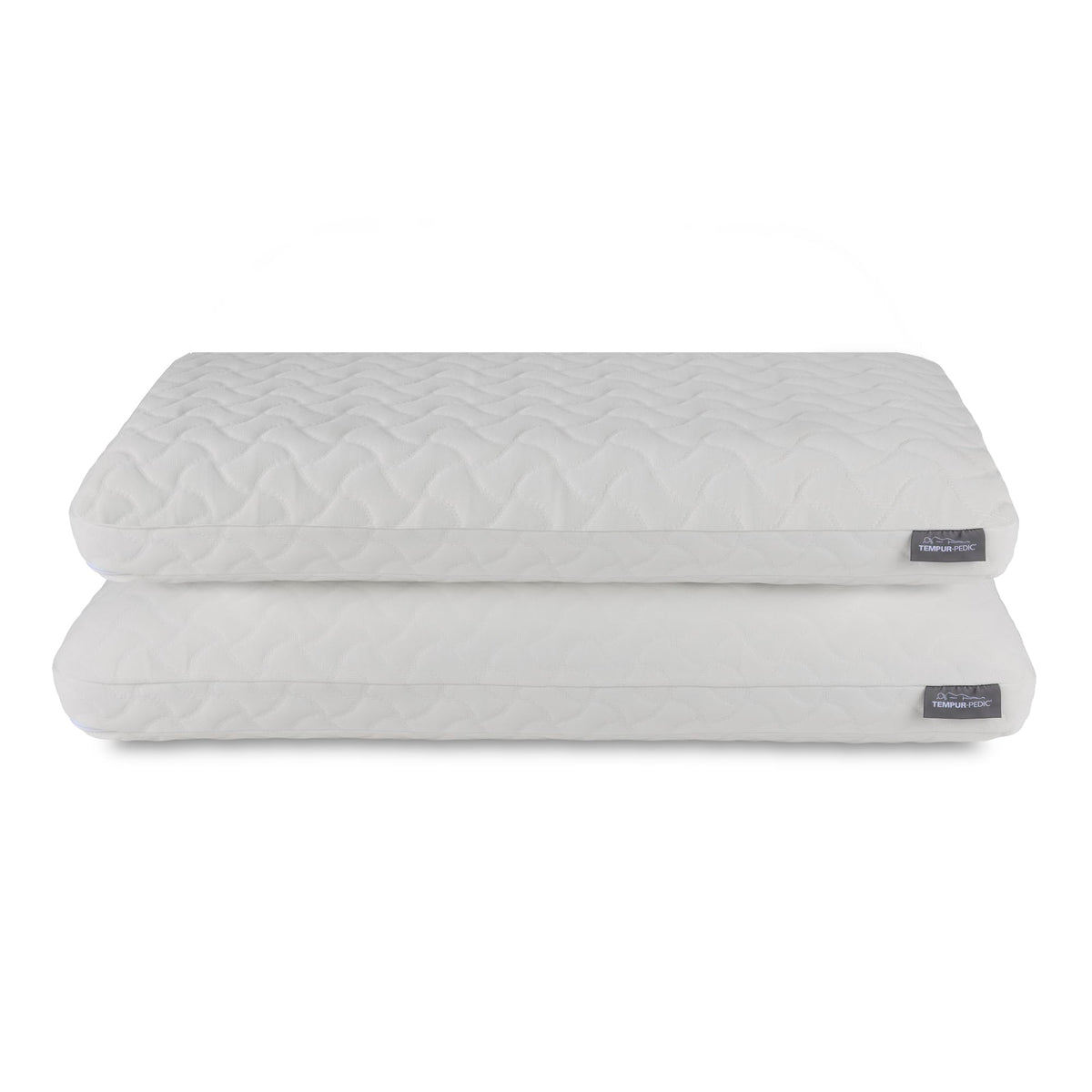 Tempur-Pedic Cloud Pillow King 2-Pack close-up cover, soft and breathable