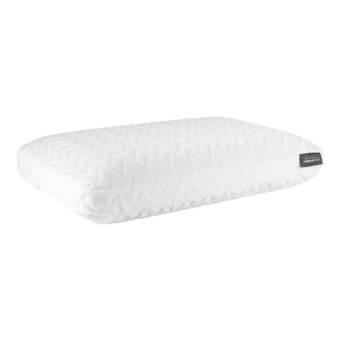 Tempur-Pedic Cloud Pillow standard 2-pack close-up shows soft adaptive surface for comfort.