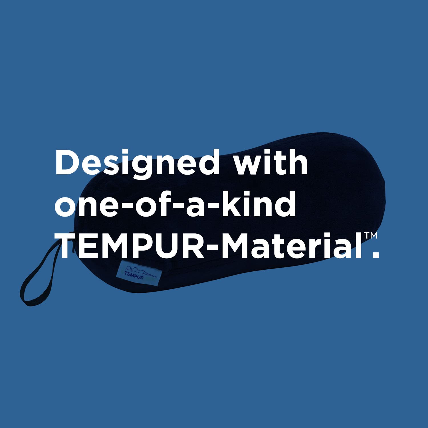Tempur-Pedic portable design fits carry-on bags for easy travel.