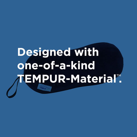 Tempur-Pedic portable design fits carry-on bags for easy travel.