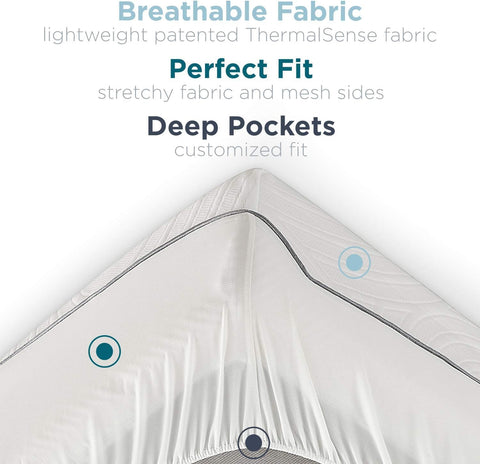 Tempur-Pedic Protect offers a 10-year limited warranty