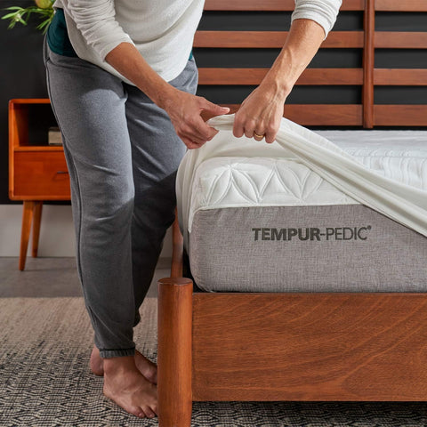 Tempur-Pedic Protect ThermalSense fabric promotes airflow for cooling