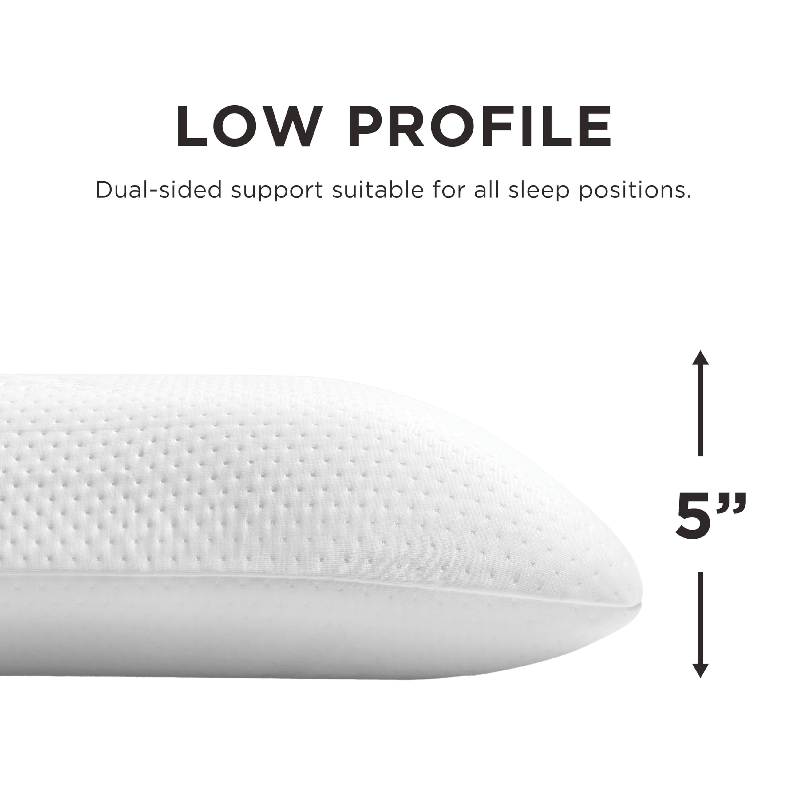 Tempur-Pedic Symphony pillow CertiPUR-US certified for safety and durability.