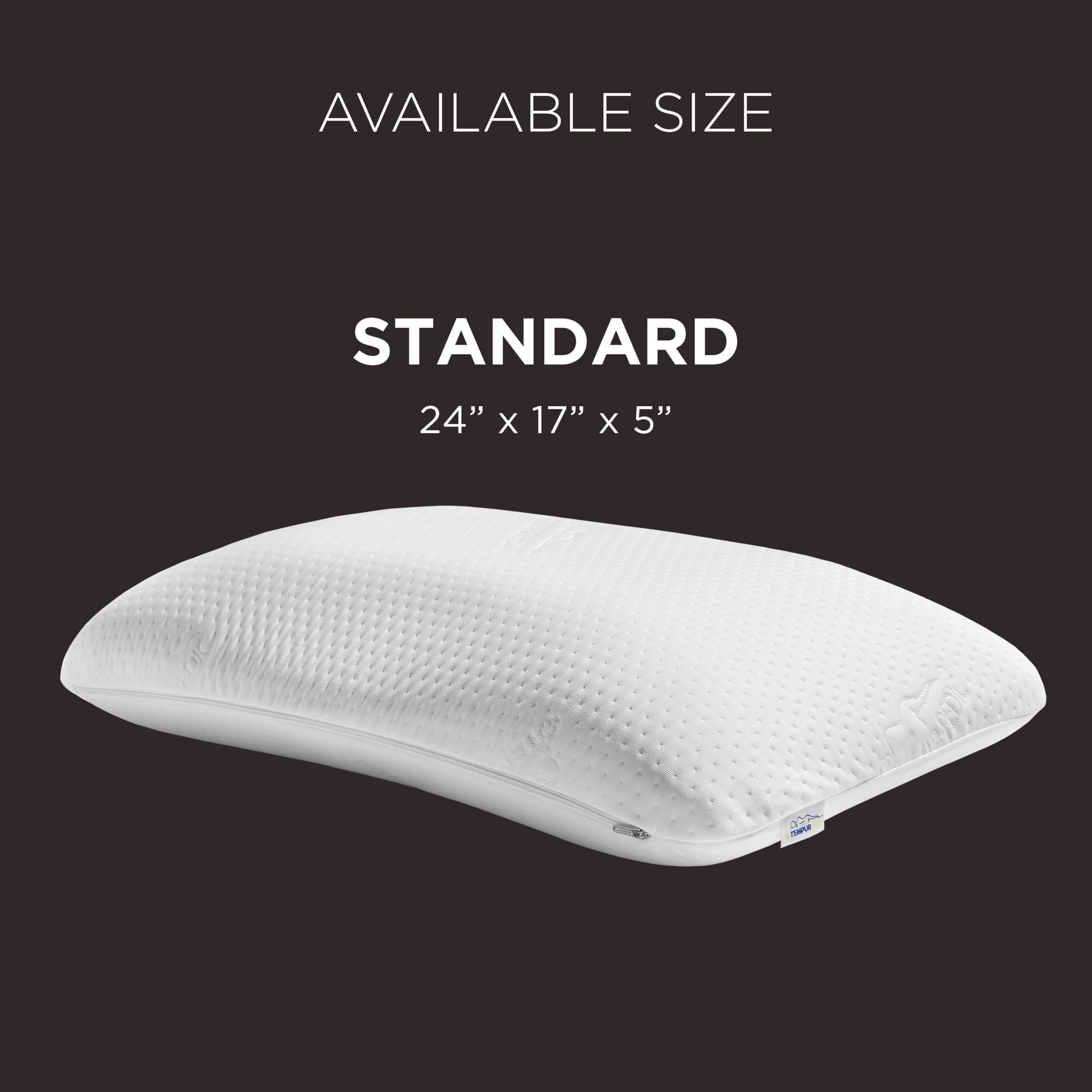 Tempur-Pedic Symphony pillow memory foam close-up showing adaptive material.