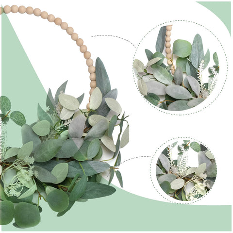 TEMPUS wreath beads detail showcases craft and durable construction